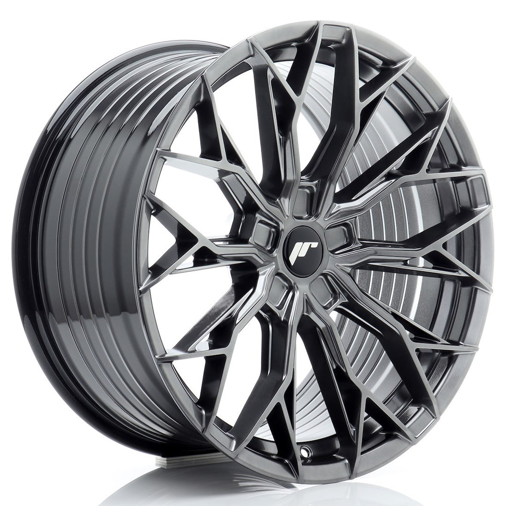 Cerchio in Lega JAPAN RACING JR49 19x9,5 ET20-45 5H con foratura su misura Hyper Black