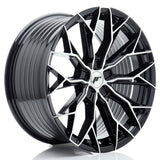 Cerchio in Lega JAPAN RACING JR49 19x9.5 ET20-45 5H con foratura su misura Gloss Black Machined Face