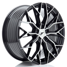 Carica l&#39;immagine nel visualizzatore di Gallery, Cerchio in Lega JAPAN RACING JR49 20x8.5 ET20-45 5H con foratura su misura Gloss Black Machined Face