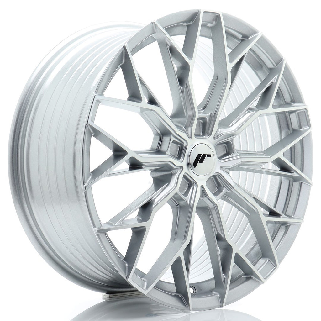 Cerchio in Lega JAPAN RACING JR49 20x8.5 ET20-45 5H con foratura su misura Silver w/ Machined Face