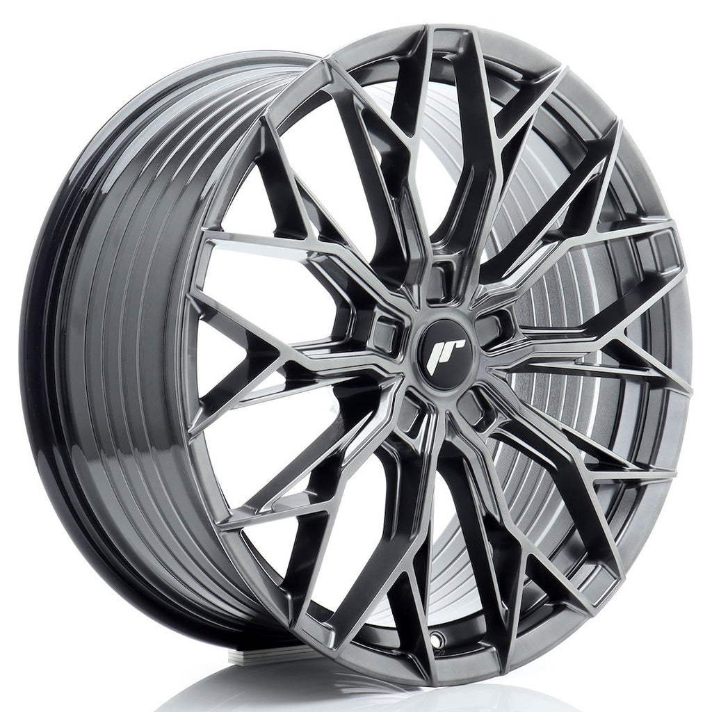 Cerchio in Lega JAPAN RACING JR49 20x9 ET20-51 5H con foratura su misura Hyper Black
