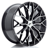 Cerchio in Lega JAPAN RACING JR49 20x9 ET20-51 5H con foratura su misura Gloss Black Machined Face
