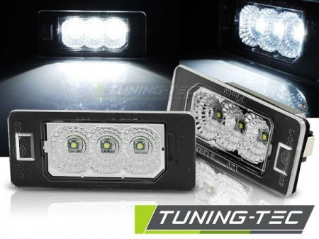 Luci Targa Led LIGHTS CLEAR per BMW Serie 3 E90 / F30 / F32 / Serie 5 E39 / E60 / F10 / X3 / X5 / X6
