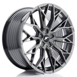 Cerchio in Lega JAPAN RACING JR49 20x9,5 ET20-40 5H con foratura su misura Hyper Black