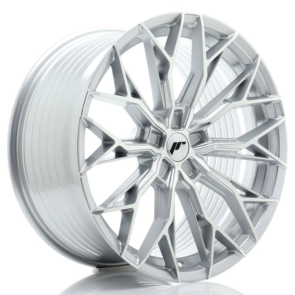 Cerchio in Lega JAPAN RACING JR49 20x10 ET20-48 5H con foratura su misura Silver w/ Machined Face