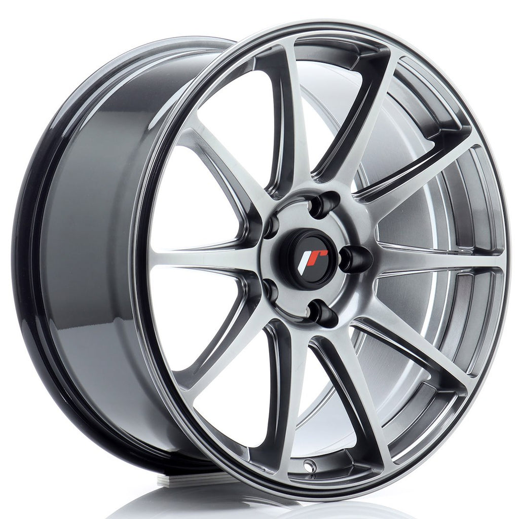 Cerchio in Lega JAPAN RACING JR11 18x8,5 ET20 5x120 Hyper Black