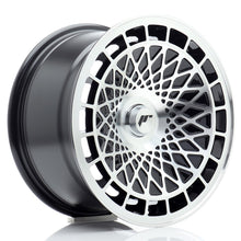 Load image into Gallery viewer, Cerchio in Lega JAPAN RACING JR14 15x8 ET15-25 con foratura su misura Gloss Black Machined Face
