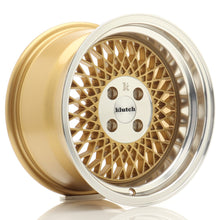 Load image into Gallery viewer, Cerchio in Lega KLUTCH WHEELS SL1 15x8,5 ET17 4x100 Gold w/ Machined Lip