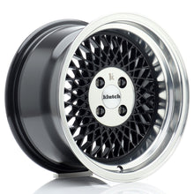Load image into Gallery viewer, Cerchio in Lega KLUTCH WHEELS SL1 15x8,5 ET17 4x100 Gloss Black w/ Machined Lip
