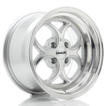 Carica l'immagine nel visualizzatore di Gallery, Cerchio in Lega KLUTCH WHEELS SL2 15x8,5 ET17 4x100 Silver Machined Face