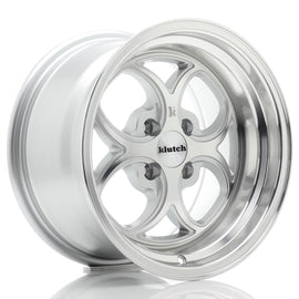 Cerchio in Lega KLUTCH WHEELS SL2 15x8,5 ET17 4x100 Silver Machined Face