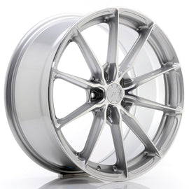 Cerchio in Lega JAPAN RACING JR37 19x8.5 ET35 5x112 Silver Machined Face