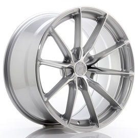Cerchio in Lega JAPAN RACING JR37 20x10 ET25 5x112 Silver Machined Face