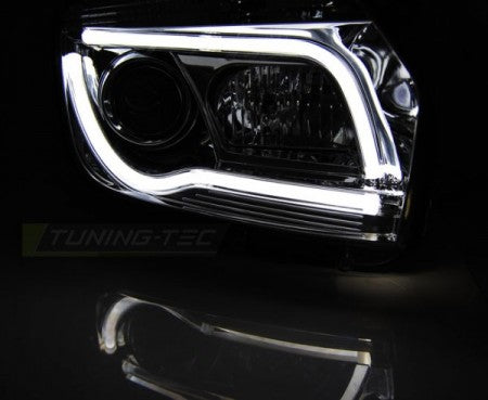 Fari Anteriori DACIA DUSTER 04.10-14 CHROME TUBE LIGHT