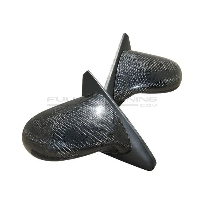 CarbonWorks Specchietti laterali regolabili elettricamente stile Spoon in carbonio per Honda Civic 1991-1996 - foto 1