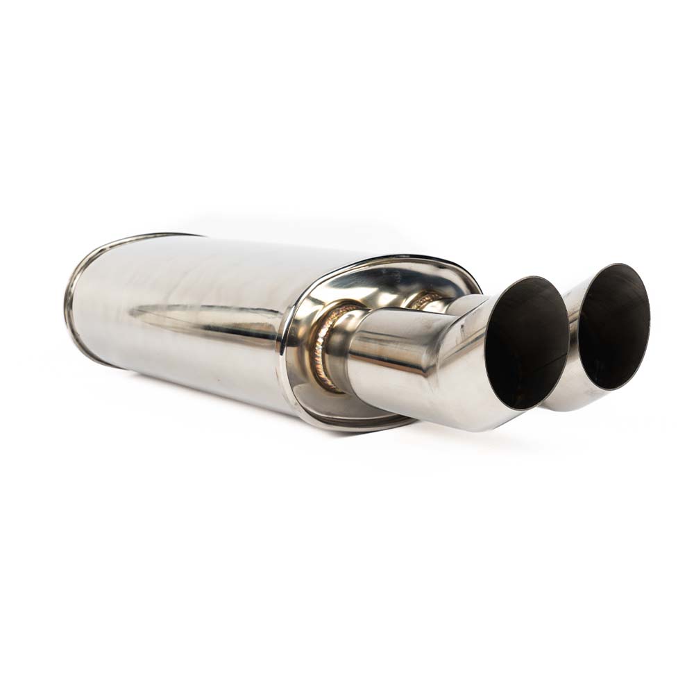 Terminale di Scarico Posteriore SK-Import Universale DTM Style Acciaio Inox - foto 2