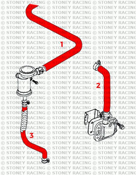 Kit tubi in silicone sfiati basamento Land Rover Defender 300TDI – Stoney Racing - foto 2