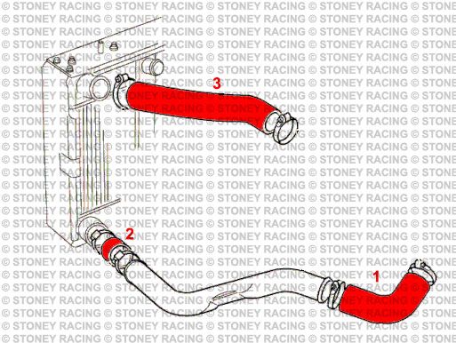 Kit tubi in silicone intercooler Land Rover Discovery 1 300TDI senza EGR – Stoney Racing - foto 2
