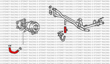 Kit tubi in silicone radiatore olio "Hose From Hell" Toyota MR2 SW20 Turbo Rev1-2 e Celica GT-Four ST185 – Stoney Racing - foto 2