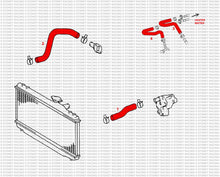 Kit tubi in silicone radiatore Toyota Altezza AS200 1G-FE (Lexus IS200) – Stoney Racing - foto 2