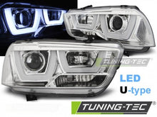 Carica l&#39;immagine nel visualizzatore di Gallery, Fari Anteriori DODGE CHARGER LX II 11-15 TUBE LIGHT CHROME