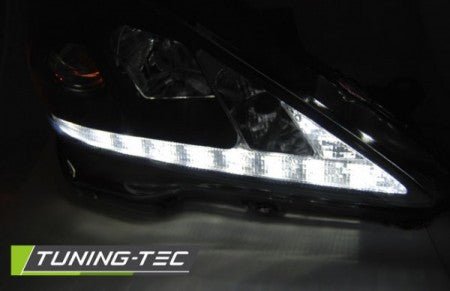 Fari Anteriori LEXUS IS 06-13 DRL BLACK