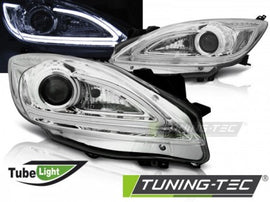 Fari Anteriori MAZDA 3 09-10.13 TUBE LIGHT CHROME