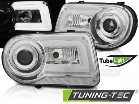 Fari Anteriori CHRYSLER 300C 05-10 CHROME TUBE LIGHT