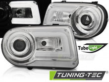 Carica l&#39;immagine nel visualizzatore di Gallery, Fari Anteriori CHRYSLER 300C 05-10 CHROME TUBE LIGHT