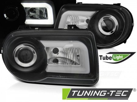 Fari Anteriori CHRYSLER 300C 05-10 BLACK TUBE LIGHT