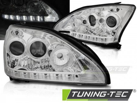 Fari Anteriori LEXUS RX 330 / 350 03-08 TUBE LIGHT CHROME