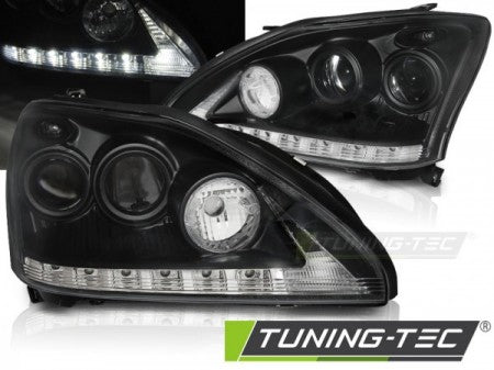 Fari Anteriori LEXUS RX 330 / 350 03-08 TUBE LIGHT BLACK