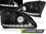 Fari Anteriori LEXUS RX 330 / 350 03-08 TUBE LIGHT BLACK