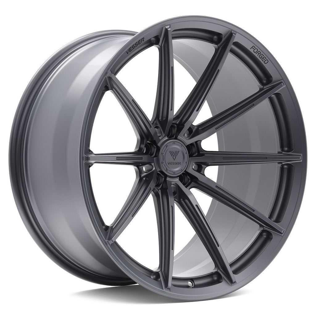 Cerchio in Lega VESSER VSR2 20x11 ET10-48 5H con foratura su misura Custom Finish