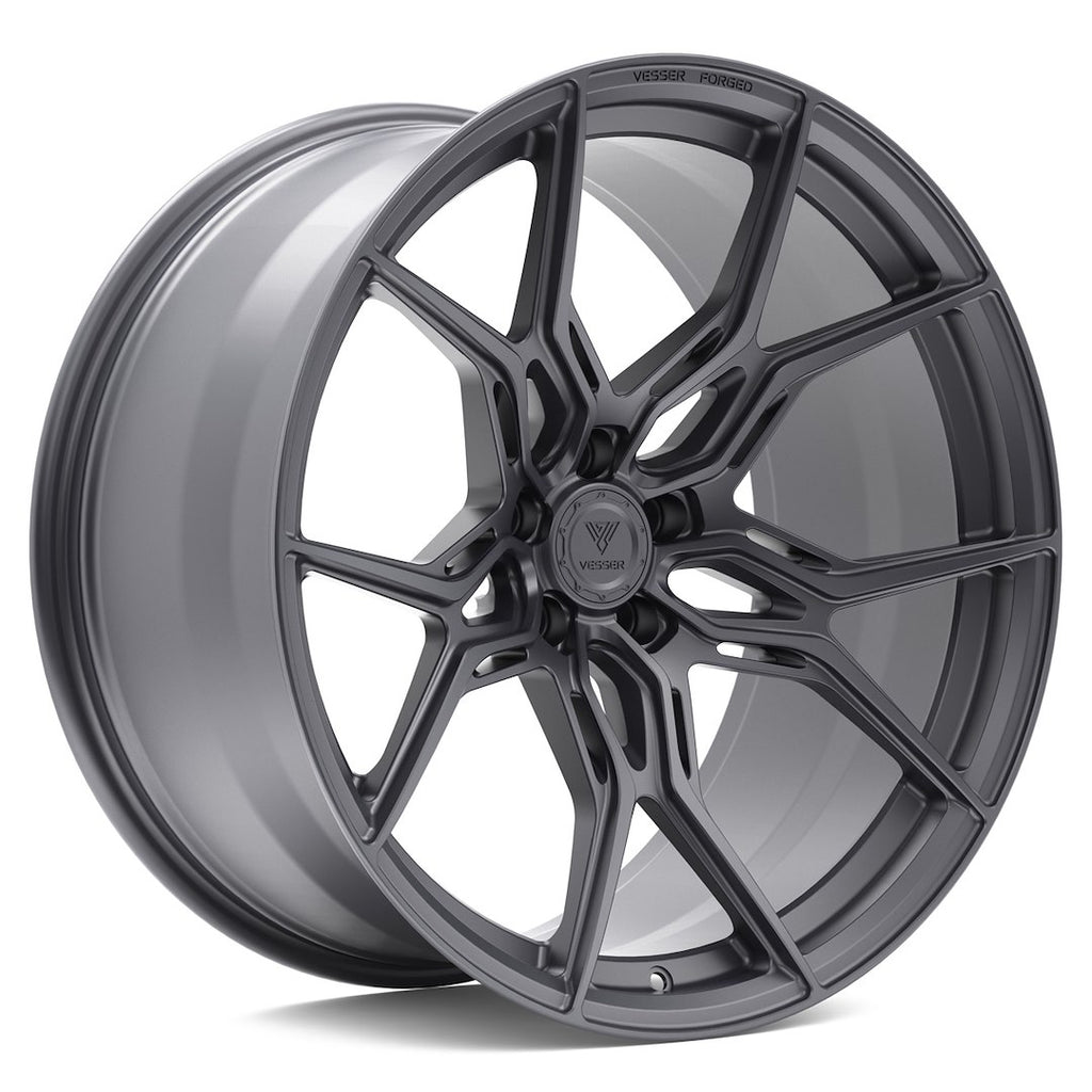 Cerchio in Lega VESSER VSR3 21x11,5 ET16-59 5H con foratura su misura Custom Finish