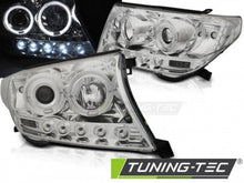 Carica l&#39;immagine nel visualizzatore di Gallery, Fari Anteriori TOYOTA LAND CRUISER FJ200 07-12 ANGEL EYES CHROME