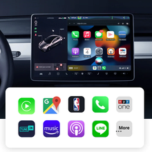 Carica l&#39;immagine nel visualizzatore di Gallery, CarPlay Mini Ai Box iPhone IOS Fast Pairing Wireless CarPlay Adapter Box Plug and Play USB Bluetooth-compatible Tesla Model 3 X Y S