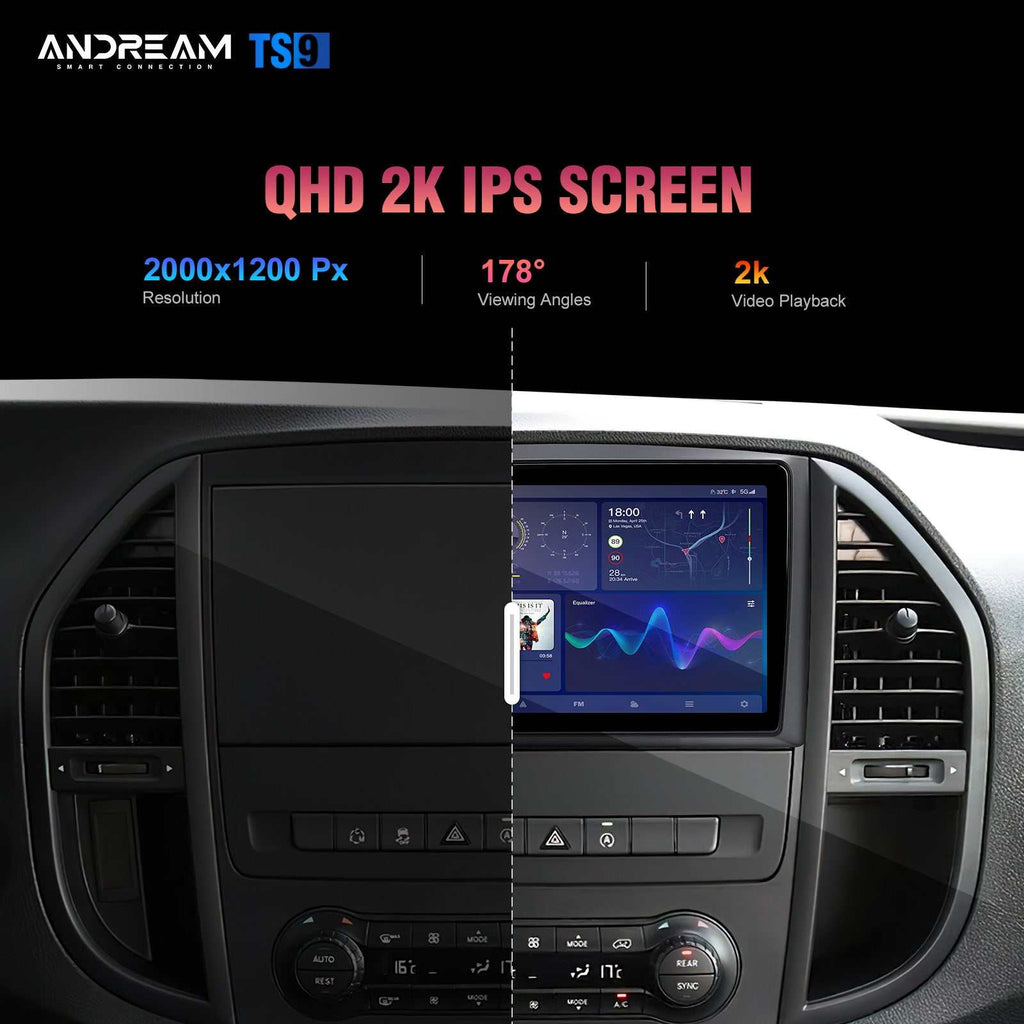 Andream Autoradio Android Mercedes Vito Viano Sprinter GPS DSP