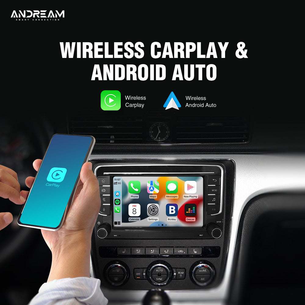 Schermo CarPlay 7 pollici Volkswagen SEAT Skoda 2