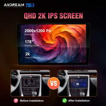 Carica l&#39;immagine nel visualizzatore di Gallery, Andream Autoradio Android 14 Audi A4 S4 RS4 B6/B7: CarPlay, Android Auto, 9&#39;&#39; Touch HiFi.