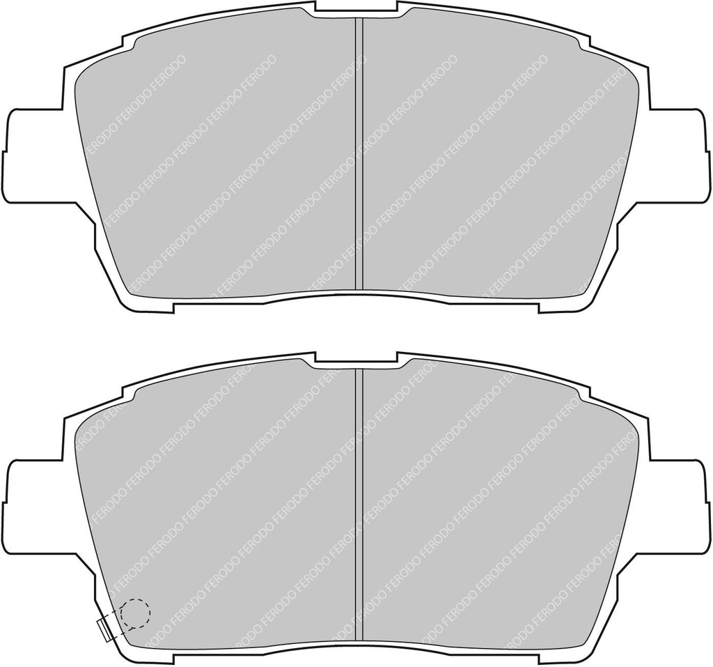 Pastiglie freni Ferodo DS2500 anteriori Toyota Celica T230, MR2 ZZW30, Yaris XP10