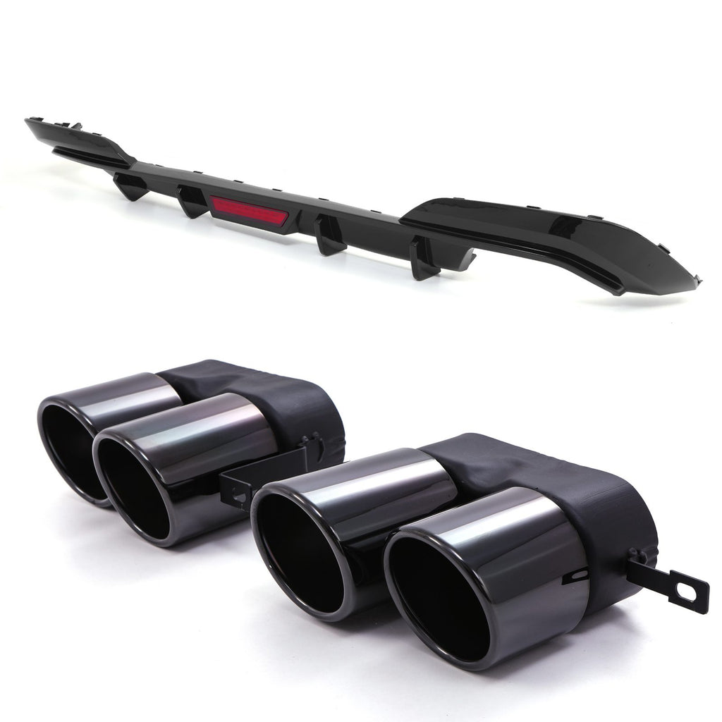 Diffusore Posteriore con Sensore Pioggia e Terminali BMW Serie 3 G21 2019-2021