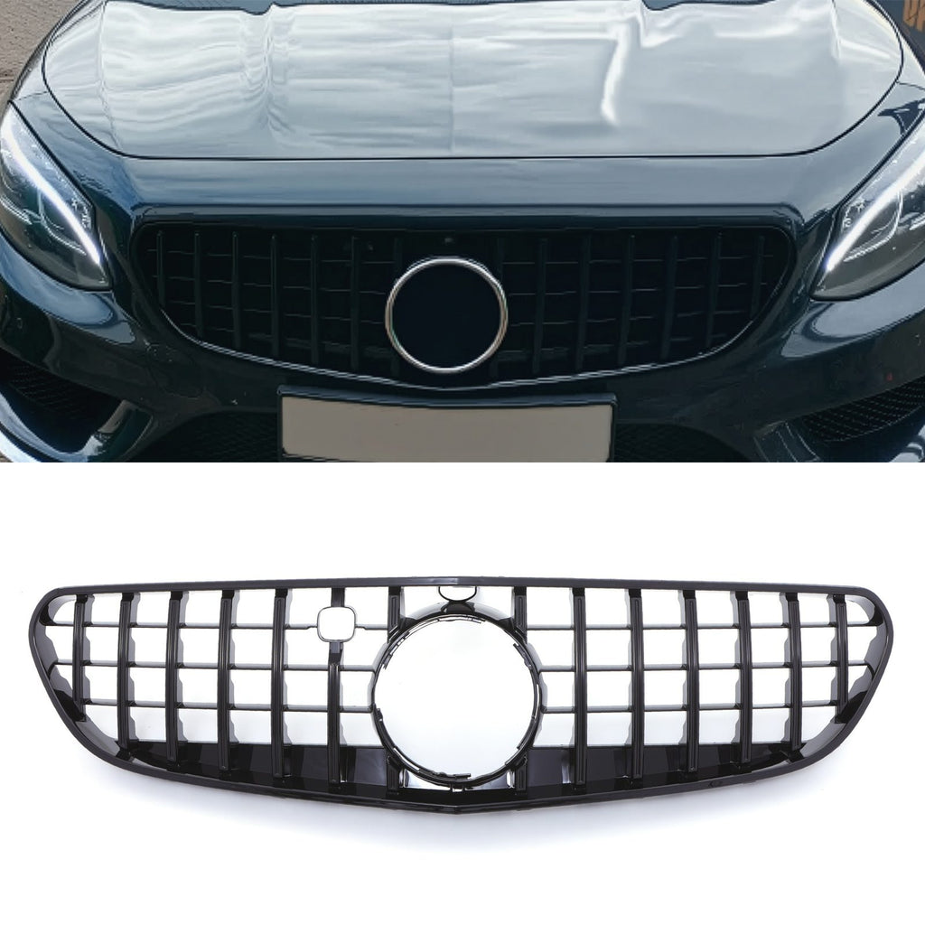 Griglia Anteriore Stile Panamericana Nero Lucido Mercedes Classe S C217 15-17
