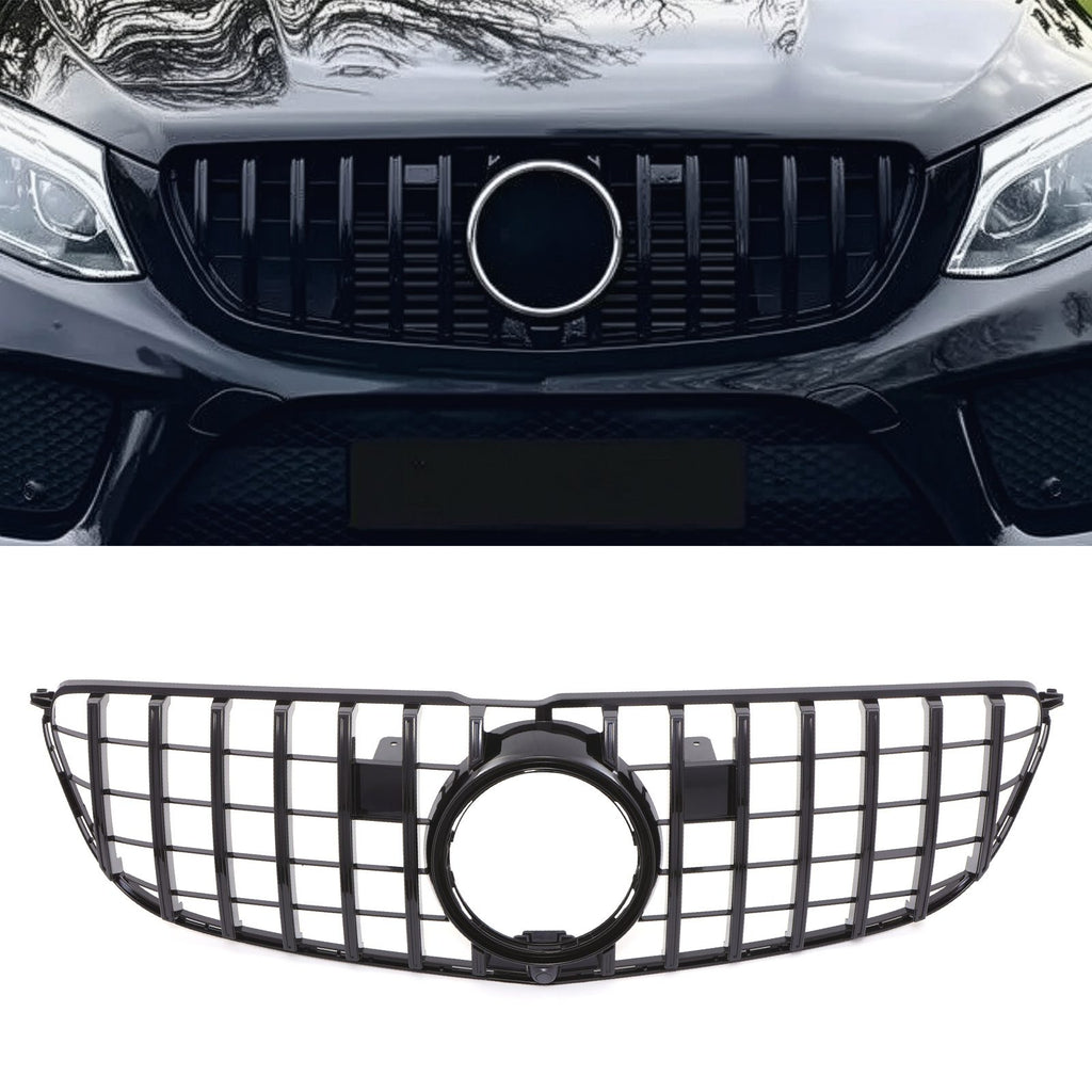 Griglia Anteriore Stile Panamericana Nero Lucido Mercedes GLS X166 16-19 - foto 2