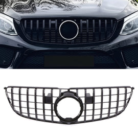 Griglia Anteriore Stile Panamericana Nero Lucido Mercedes GLS X166 16-19 - foto 2