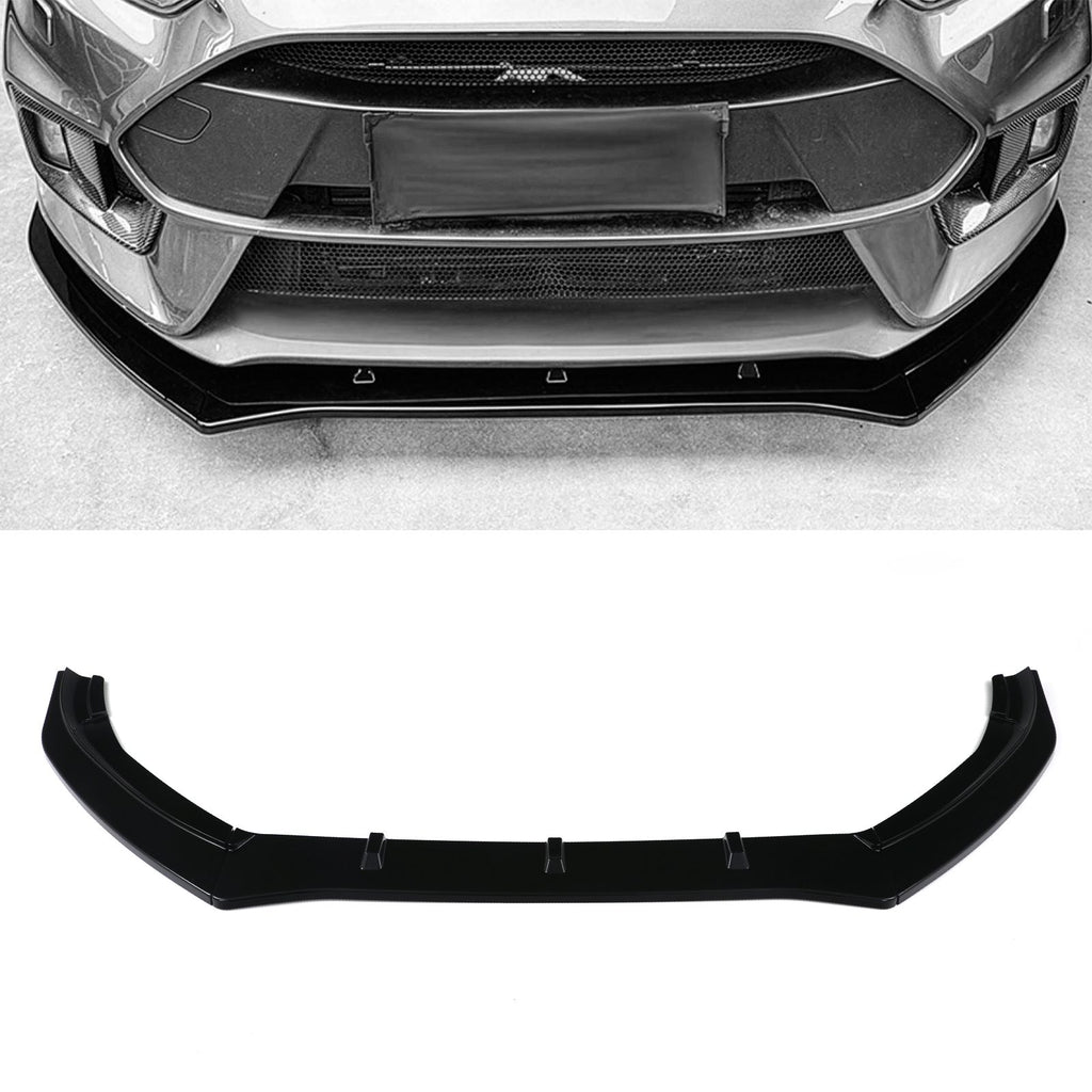 Splitter Anteriore Nero Lucido Ford Focus RS Mk3 15-18