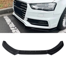 Splitter Lip Anteriore Stile S-Line Nero Lucido Audi A4 S4 B8.5 12-15