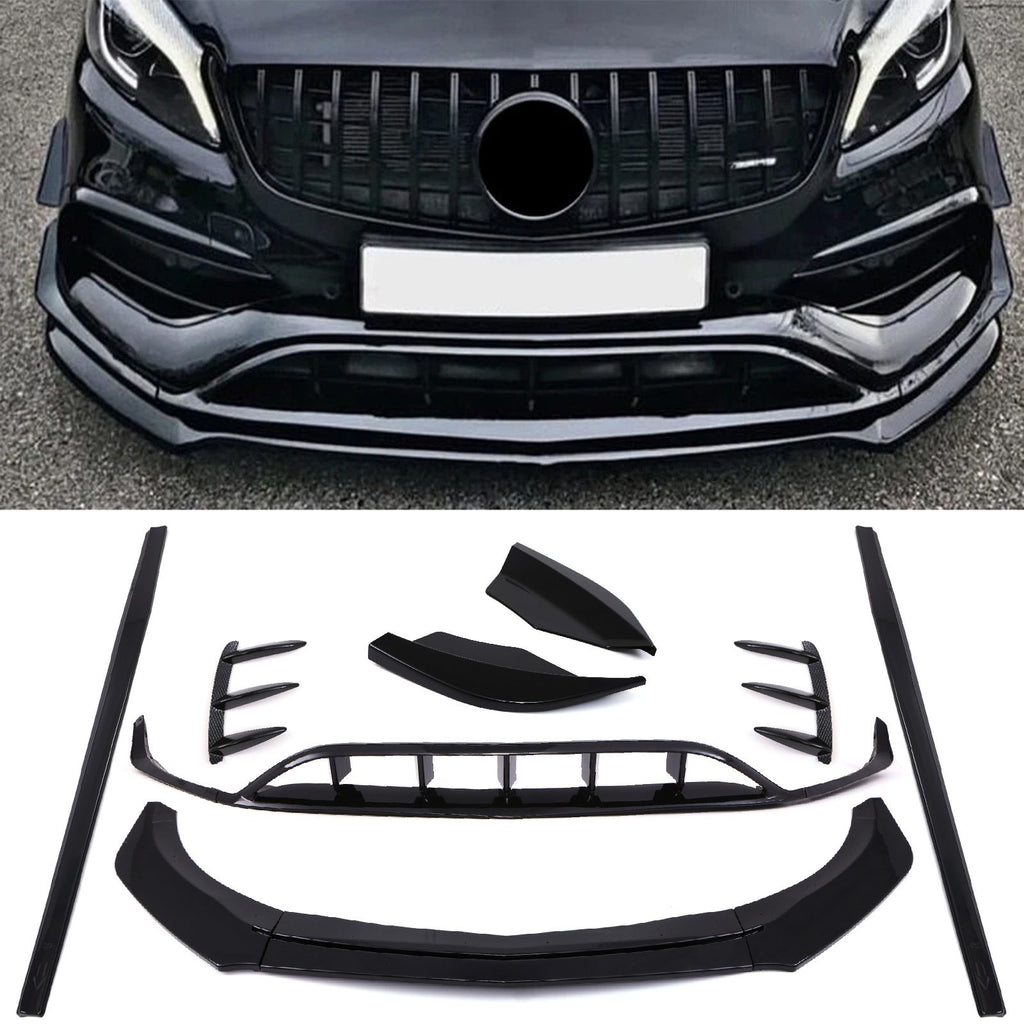 Kit Aero Completo Nero Lucido Mercedes Classe A A45 AMG W176 15-18