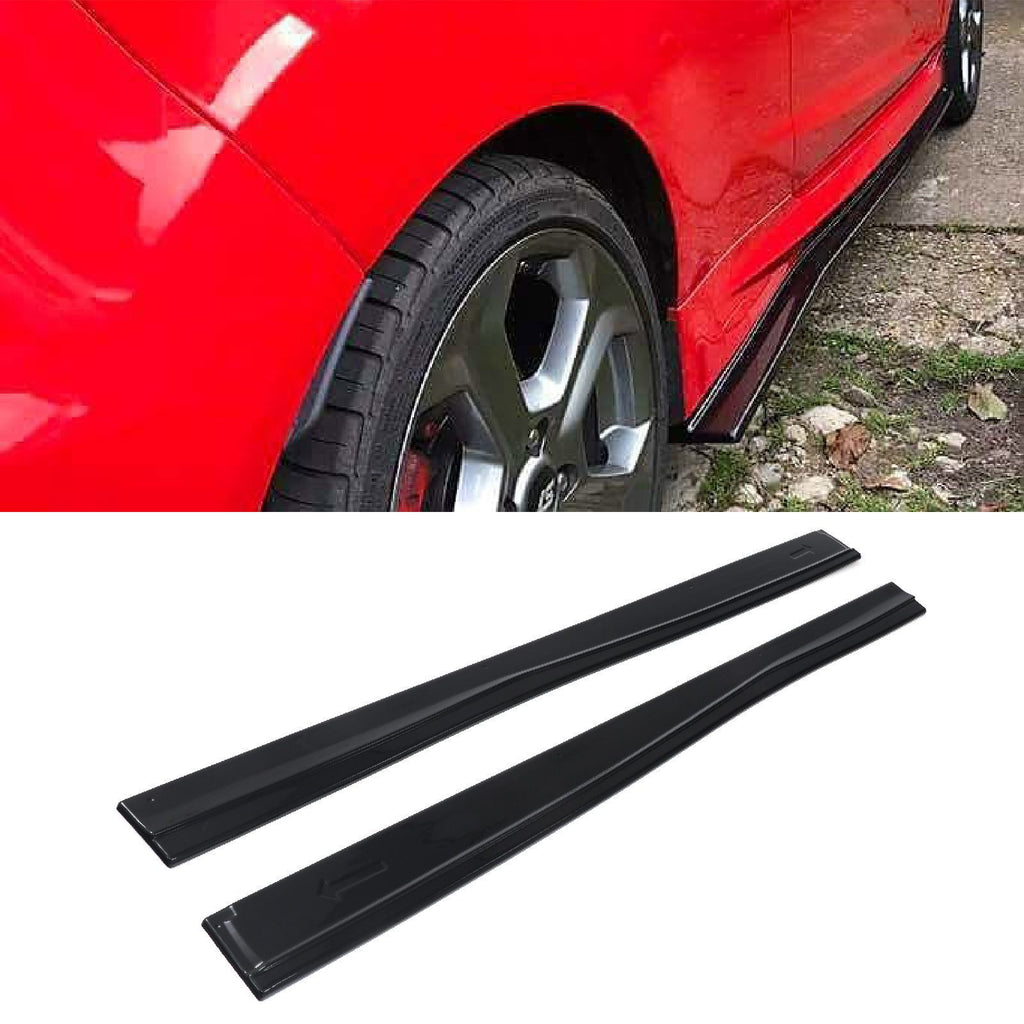 Minigonne Nero Lucido Ford Fiesta MK7 ST Zetec-S 08-17