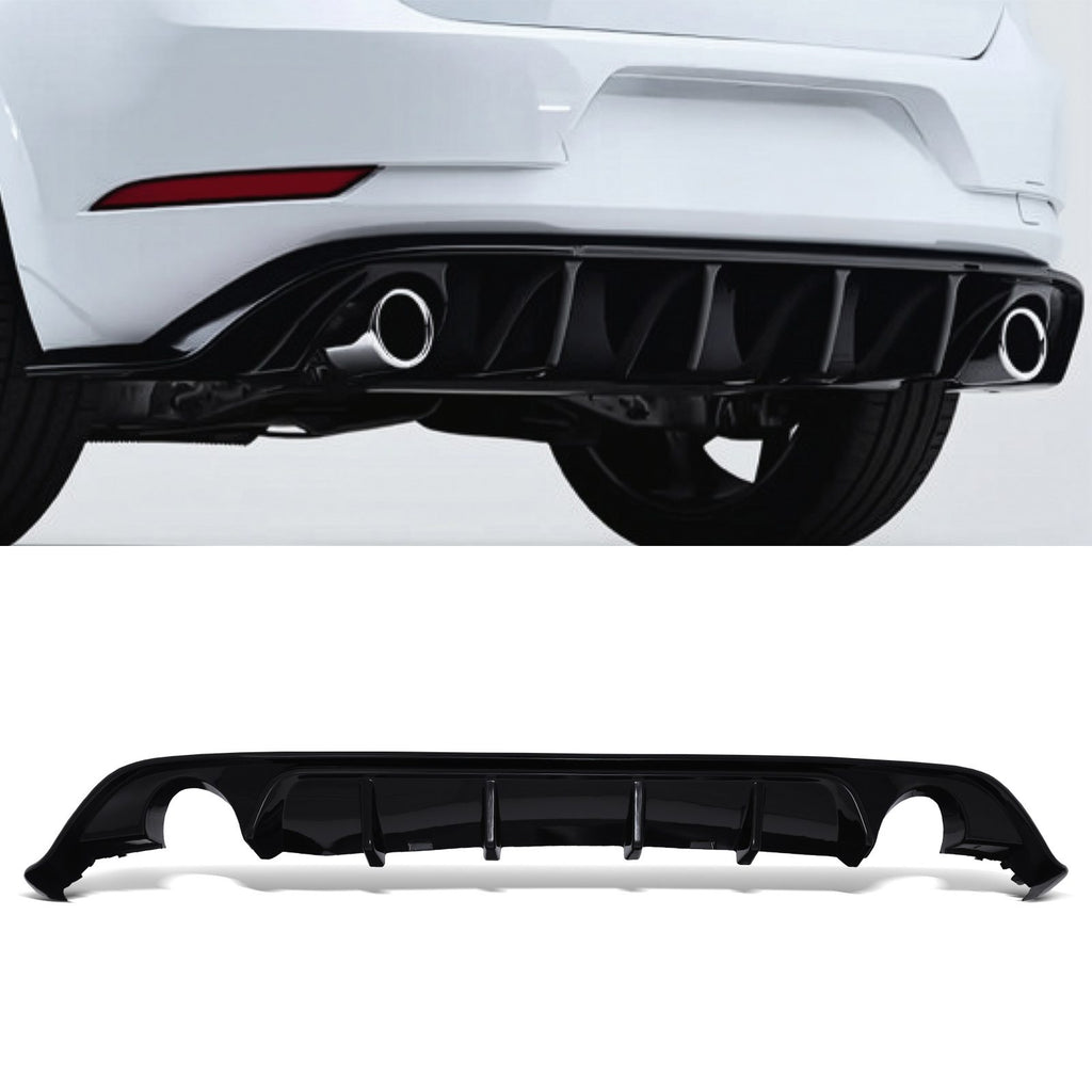 Diffusore Posteriore Stile TCR Nero Lucido VW Golf MK7.5 17-20